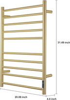 Heated Towel Racks for Bathroom, Wall Mounted Electric Towel Warmer Racks - Image 6