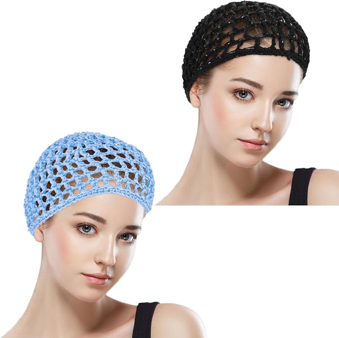 WLLHYF Wig Cap Thick Long Hair Caps Adjustable Net Mesh Braided Weaving Making - Image 3