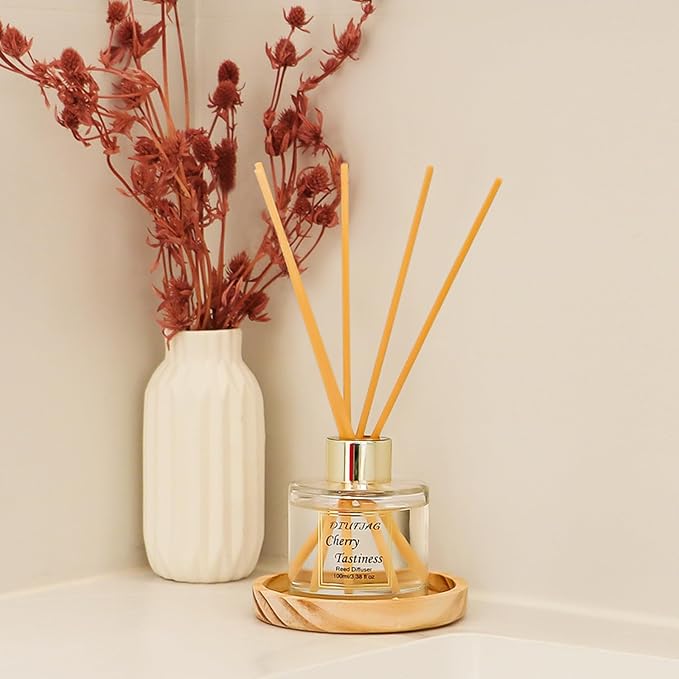 100ml Scent Diffuser with 6 Fiber Sticks, 3.5 oz Reed Diffuser Set Aromatherapy - Image 5