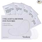 Yeokoe Under Eye Patches for Dark Circles, Puffy Eyes, 20 Pairs Face Masks by YEOKOE