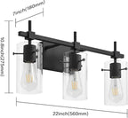 SOLFART 3 Lights Black Vanity Lights - Image 3