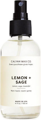 Calyan Wax Co. Lemon & Sage Room Spray by CalyanWaxCo