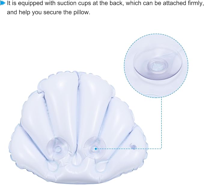 PATIKIL Inflatable Bath Pillow - Image 4