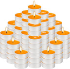 100 Pack Scented Tealight Candles 4 Hours, Winter Orange Aromatherapy Candles - Image 2