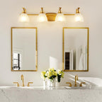 Bathroom Light Fixtures, Brushed Gold Vanity Lights - Image 6