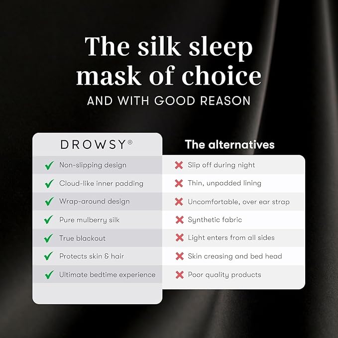 DROWSY Silk Sleep Mask - Image 5