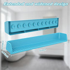 Bathtub Splash Guard for Kids, 2.6 FT Silicone Bathtub Play Shelf - Image 7