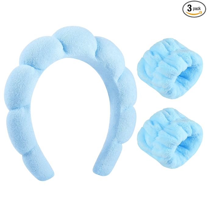 WSICSE Sponge Spa Headband for Washing Face by WSICSE