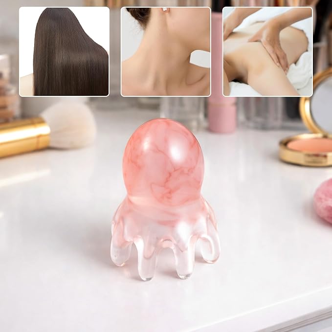 2 Pack Heads Massager Comb Head Spa Tools Head Massage Tools Stress Relief - Image 3