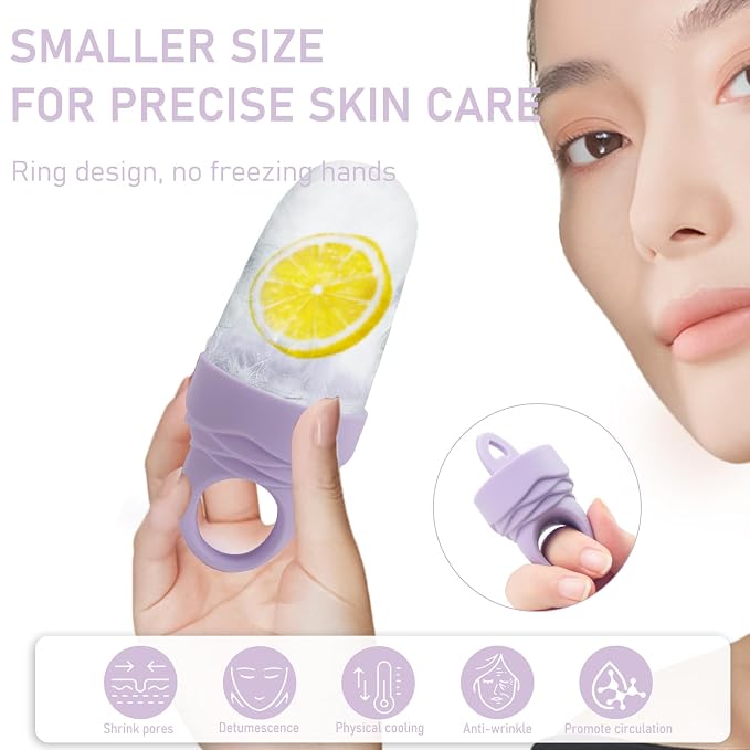 3 Pcs Facial Ice Roller Silicone Mold Reusable - Image 3