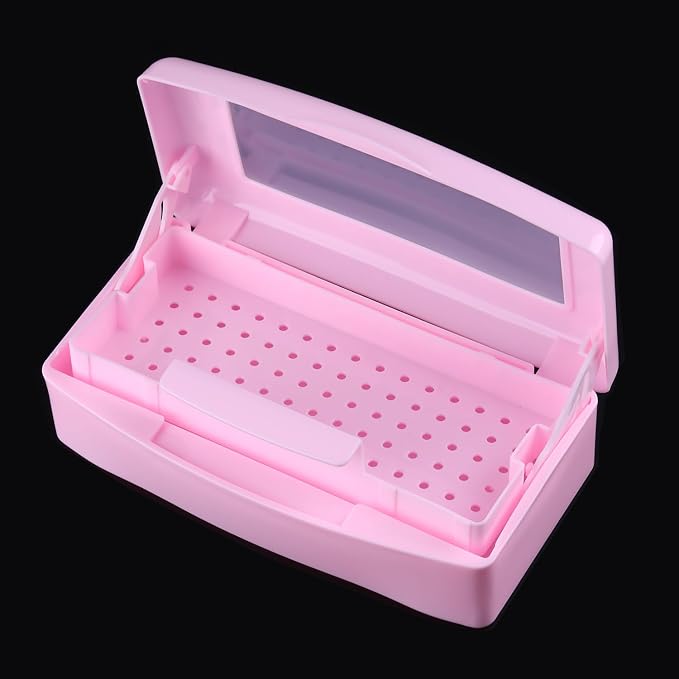 Nail Tool Sterilizer Box Plastic Disinfectant Container by SUTOKAKA