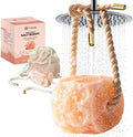 UMAID Himalayan Pink Salt Rock for Shower & Bath – Salt Buddy™ 4 lb Hanging by UMAID