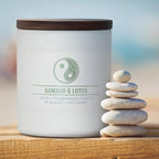 Carolina Bamboo Lotus Scented Candle, 16 oz Wellness Relaxing Aromatherapy - Image 5