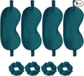 Satin Eye Mask 8Pcs Silk Sleep Masks Silky Blindfold Eyeshade Blackout Eyes by WJingYiJia