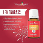 Lemongrass Essential Oil by Young Living, 15 Milliliters, Topical and Aromatic - Image 3