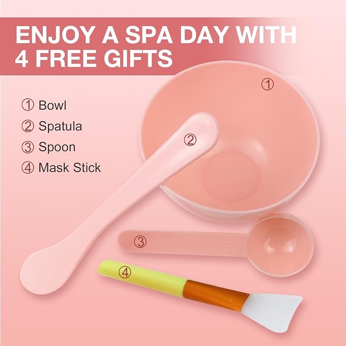 Jelly Mask for Facials Professional, Hydrating & Moisturizing Peel-Off Natural - Image 7