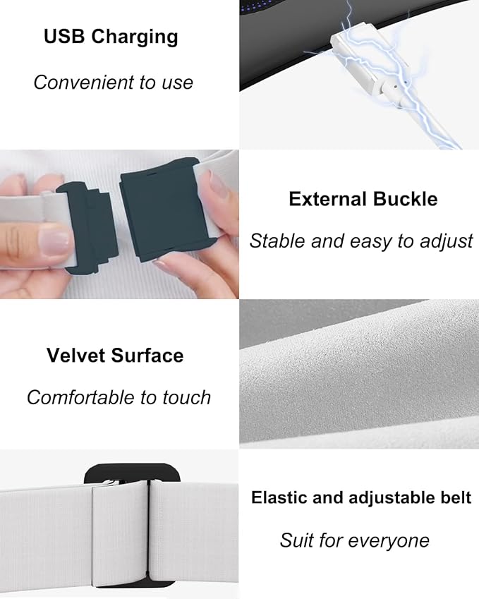 Electric Heating Pad, Portable Cordless Menstrual Heating Pad - Image 7