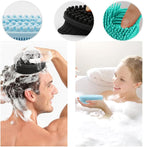 3 Pack Silicone Body Scrubber, Soft Silicone Loofah Exfoliating Body Scrubber - Image 4