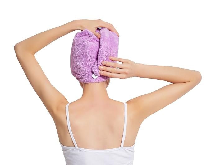 HOPESHINE Hair Drying Towel Twist Women's Soft Shower Microfiber Towels - Image 8