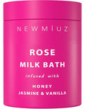 Calming Rose Coconut Milk Bath Soak Moisturize Soften Skin Honey Jasmine by NewMiuz