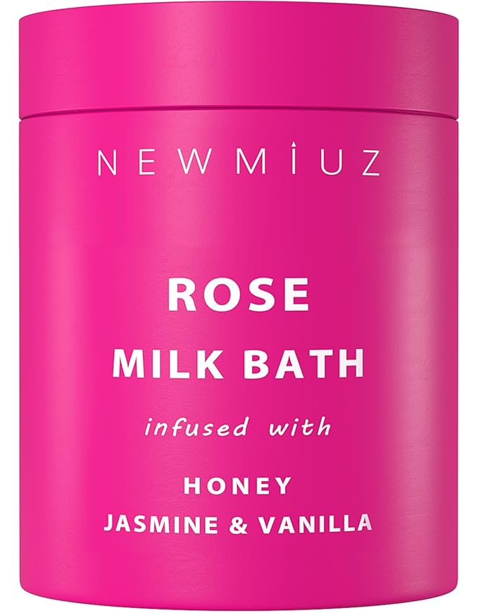 Calming Rose Coconut Milk Bath Soak Moisturize Soften Skin Honey Jasmine by NewMiuz