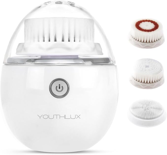 Pure Radiance, Vibrating Facial Cleansing Brush, Electric Face Scrubber by Unknown