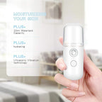 Honoson 2 Pack Nano Facial Mister Spray Bottle Handheld Humidifier Portable - Image 4