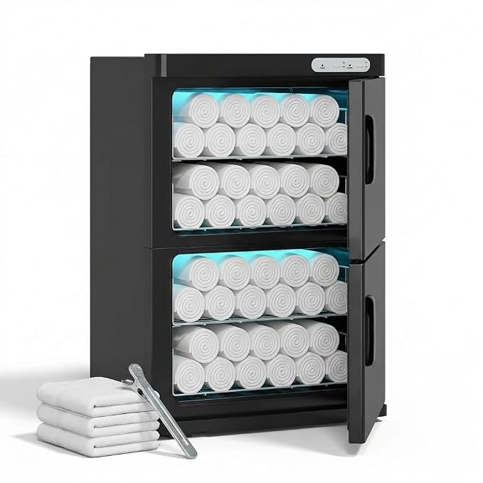 TABU 46L Hot Towel Warmer Cabinet, Extra Large Professional Towel Heater by TABU