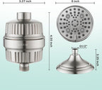 Cobbe 6-Setting High Pressure Filtered Shower Head Combo, Detachable Rain - Image 8