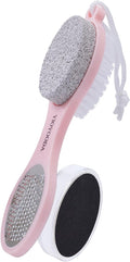 Foot Scrubber Brush with Pumice Stone by YIOYOODA
