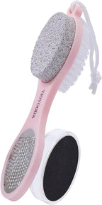 Foot Scrubber Brush with Pumice Stone by YIOYOODA