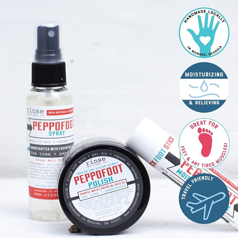 Rinse Bath & Body Peppofoot Home Pedicure Foot Spa Kit - Image 4