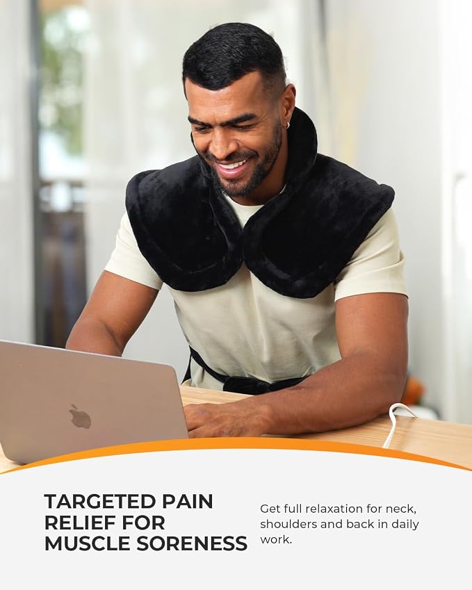 CooCoCo Heating Pad for Neck and Shoulders and Back Pain Relief, HSA Eligible - Image 5