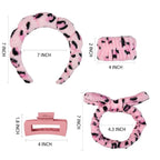 7 Pcs Spa Set, Facial Headband and Wristband Set, Skincare Accessories - Image 6