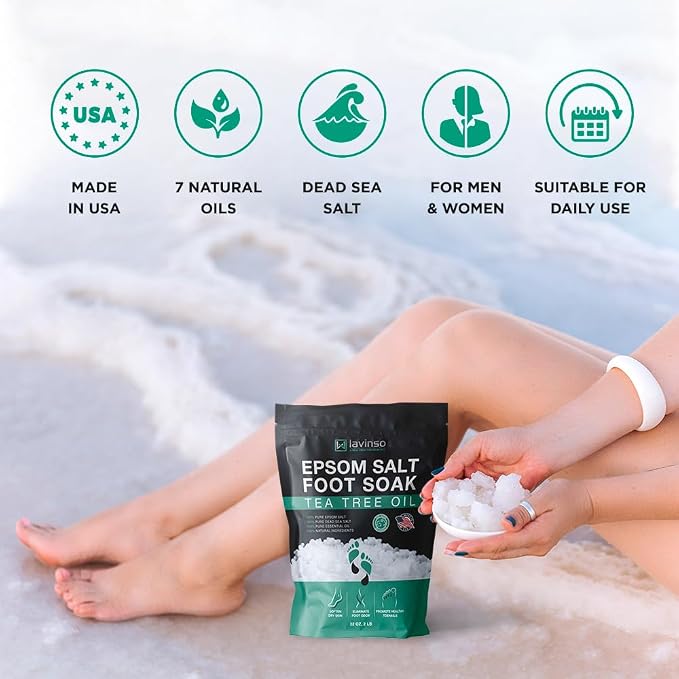 Tea Tree Oil Foot Soak with Epsom Salt - Image 4