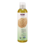 NOW Foods Solutions, Organic Sesame Seed Oil, 100% Pure Moisturizing Oil by NOW