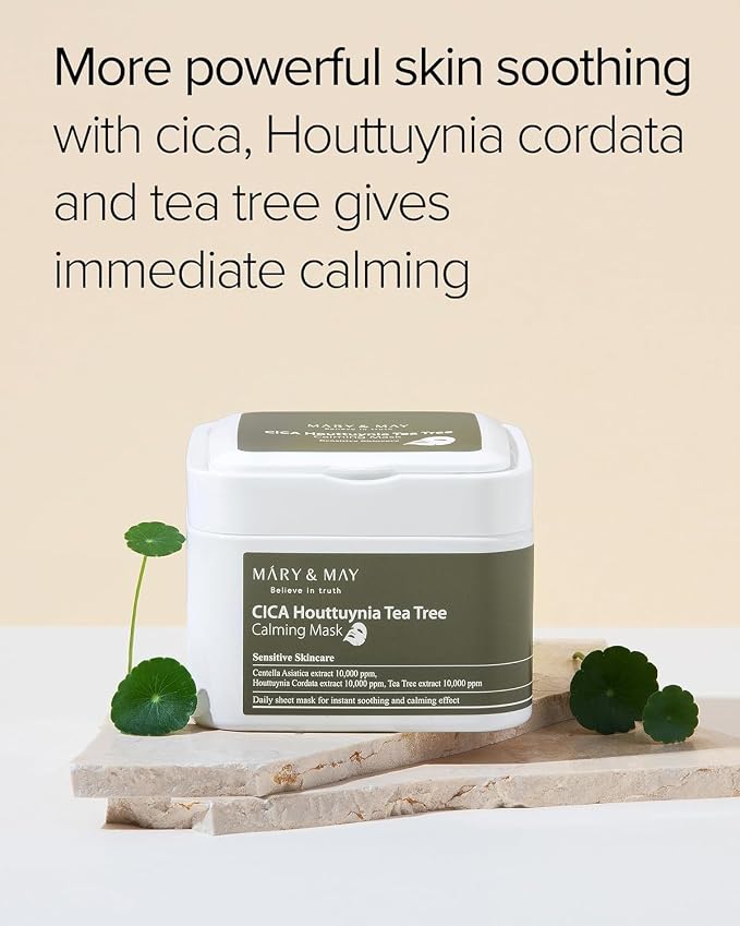 Mary&May CICA Houttuynia Tea Tree Calming Mask - Image 6