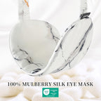 THXSILK Sleep Mask 100% 19 Momme Pure Mulberry Silk Super Smooth Cooling - Image 2