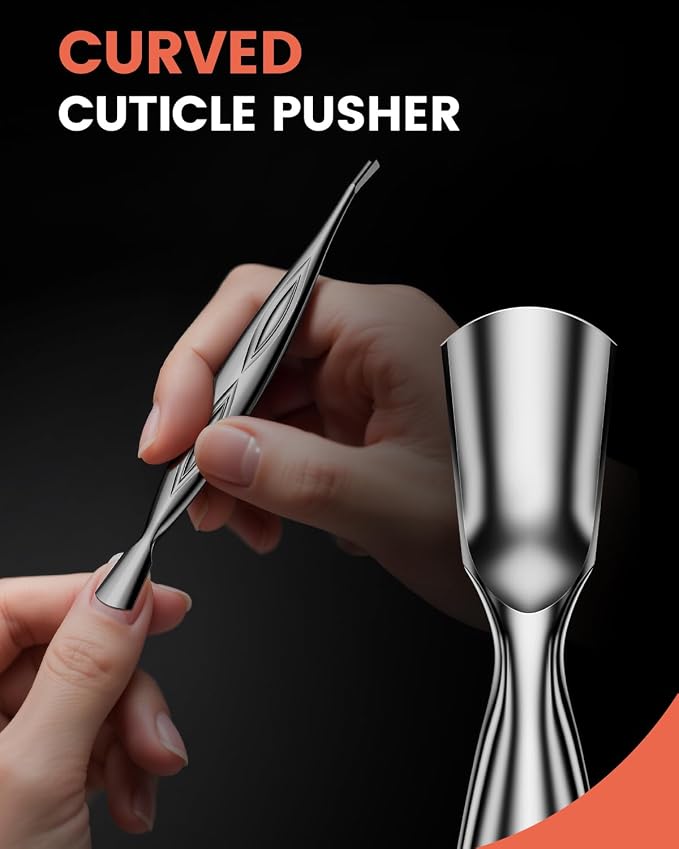 BEZOX Cuticle Pusher with Trimmer - Image 4