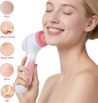 Facial Cleansing Brush, 3in1 Silicone Face Scrubber, Waterproof Facial Scrubber - Image 5
