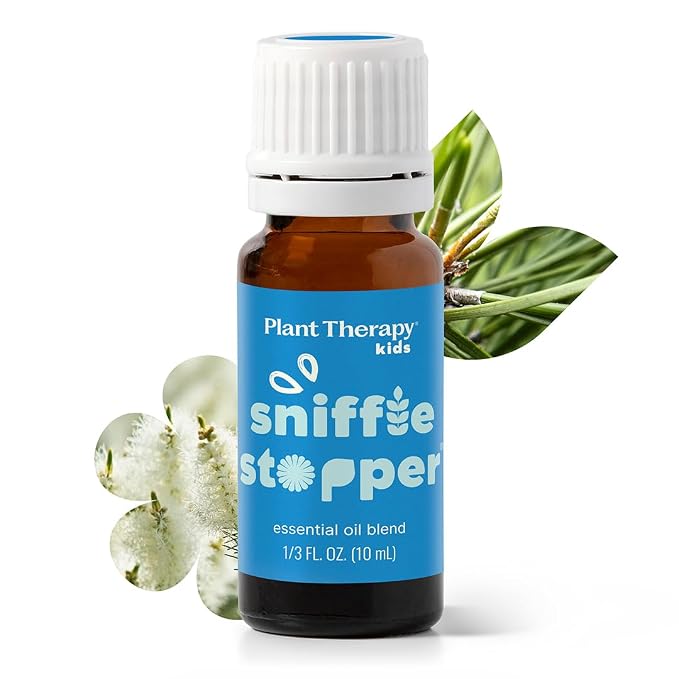 Plant Therapy Kids Sniffle Stopper Essential Oil Blend, 10 mL, Respiratory by PlantTherapy