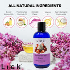 Lick Strawberries and Cream Flavored Massage Oil – 8 oz Edible Body Oil - Image 6