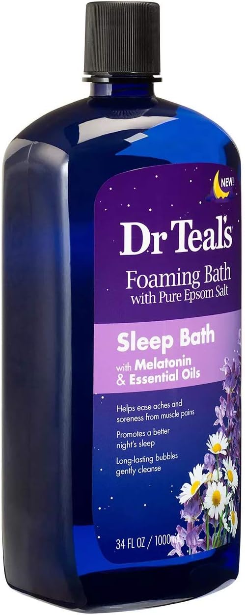 Dr. Teals Foaming Bath Variety Gift Set Shea Butter & Almond Oil, Melatonin - Image 4
