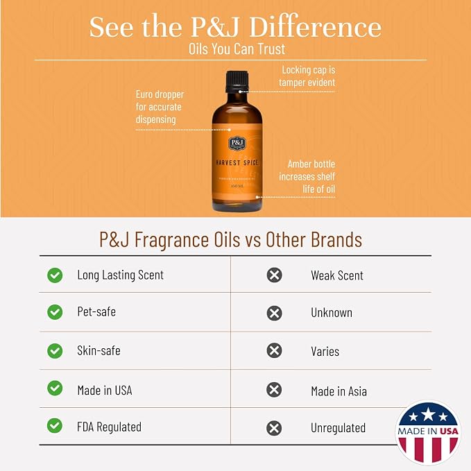P&J Trading Fragrance Oil | Harvest Spice Oil 100ml - Image 3