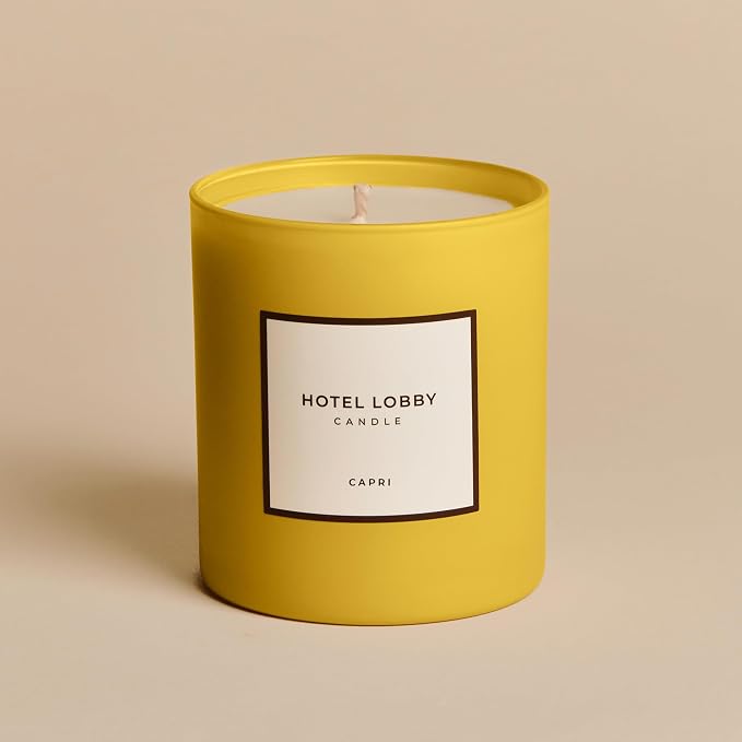 Hotel Lobby Capri Candle – Hand-Poured 9.75oz 100% Soy Wax - Image 2