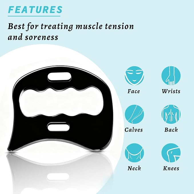 Stainless Steel Gua Sha Muscle Scraper Tool, Myofascial Scraping Tools - Image 4