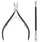 Ejiubas Cuticle Trimmer with Cuticle Pusher Cuticle Nipper Professional Grade by Ejiubas