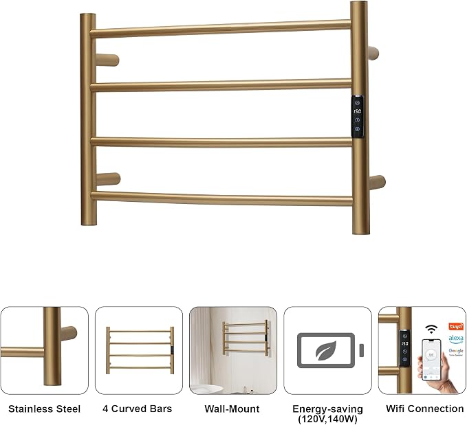 Electric Towel Rack with Voice Control - Image 7