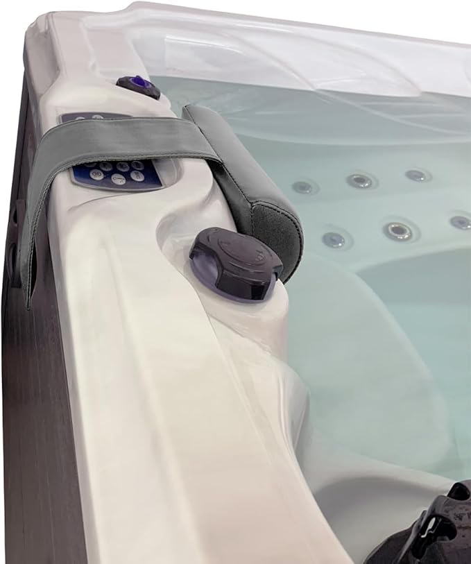 Poolzilla Universal Grey Spa Pillow, Made of Soft Foam - Image 8