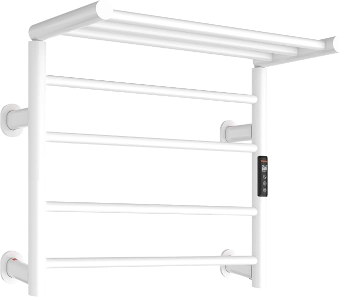 Foldable Heated Towel Rack, Dual-Zone Electric Towel Warmer Rack - Image 9
